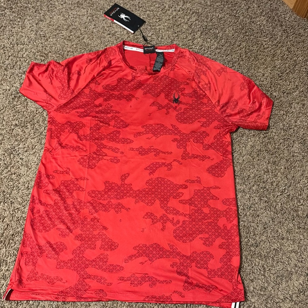 Men’s spyder active short sleeve shirt
